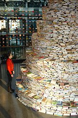 The Tower of Babel at the ZKM, Karlsruhe 2007. Photo: Bernhard Serexhe.