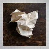 Crumpled 15x15 cm, Jason Karaïndros, June 2025