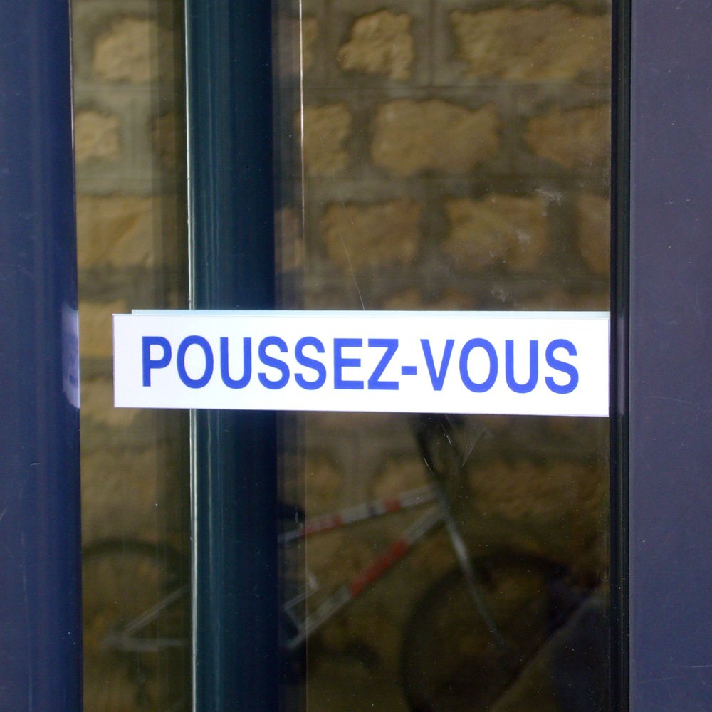Tirez-vous, poussez-vous
