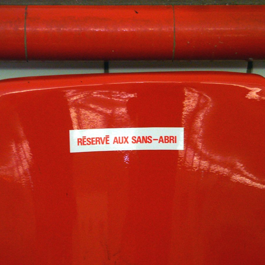 Réservé aux sans-abri