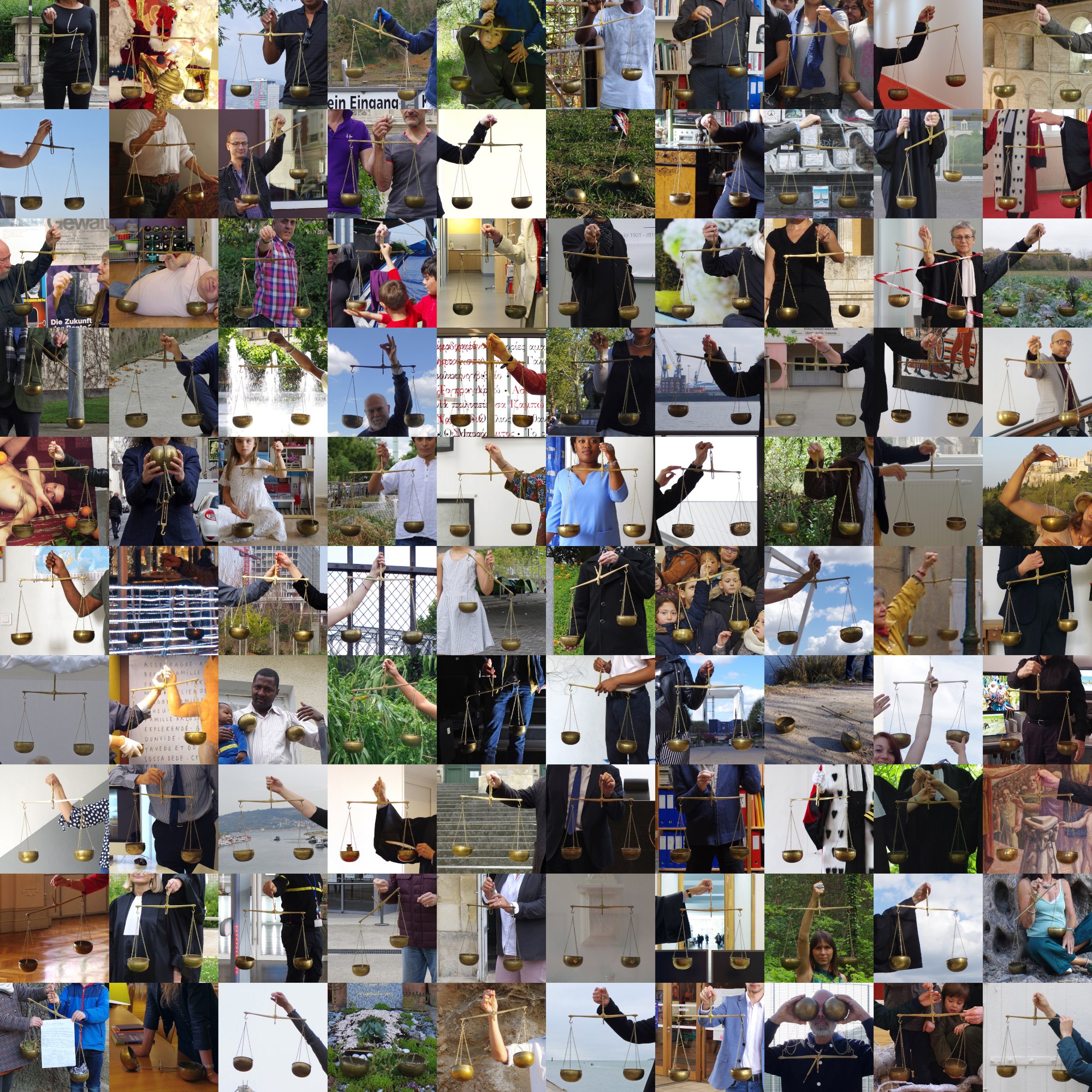 Série de photos et textes